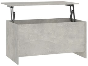 vidaXL Τραπεζάκι Σαλονιού Γκρι Σκυρ. 102x55,5x52,5 εκ. Επεξεργ. Ξύλο