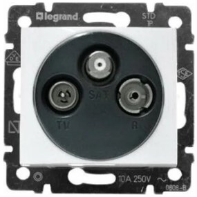 Πρίζα TV-RD-SAT απλή Valena LEGRAND-774435-Λευκό 774435