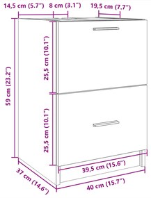 ΝΤΟΥΛΑΠΙ ΝΙΠΤΗΡΑ SONOMA ΔΡΥΣ 40X37X59 ΕΚ. ΕΠΕΞΕΡΓΑΣΜΕΝΟ ΞΥΛΟ 848103