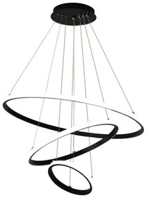 POWERTECH LED φωτιστικό οροφής HLL-0105, 44W, 4000K, 60x60cm, μαύρο
