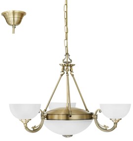Φωτιστικό Οροφής Savoy 82748 White Eglo Metal, Glass