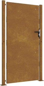 vidaXL Πόρτα Κήπου 100x200 εκ. από Ατσάλι Corten