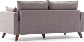 Διθέσιος Καναπές Καφέ BELLA 81x177x85