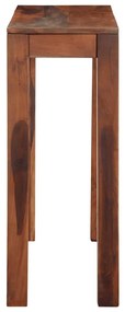 Τραπέζι κονσόλας 120x30x76 cm μασίφ ξύλο ακακίας - Καφέ