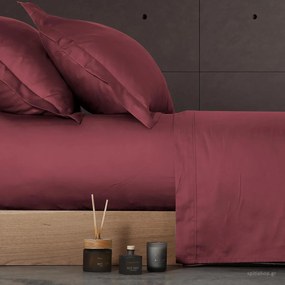 Σεντόνι King Size Επίπεδο (280x270) Nef-Nef Homeware Elements Μπορντώ