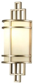 Απλίκα Φωτιστικό Τοίχου 1xE27 Fusion Elstead Lighting FE-FUSION1-PNBR Ορείχαλκος