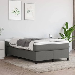 ΠΛΑΙΣΙΟ ΚΡΕΒΑΤΙΟΥ BOXSPRING ΣΚΟΥΡΟ ΓΚΡΙ 120X200 ΕΚ. ΥΦΑΣΜΑΤΙΝΟ 3120847