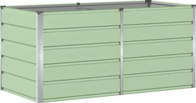 vidaXL Γλάστρα Πράσινο 160 x 80 x 75 cm Ατσάλι
