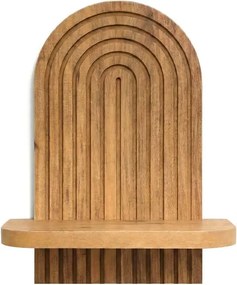Ραφιέρα τοίχου Artwill Megapap Mdf χρώμα oak 26x13x35εκ.