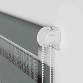 Ζέβρα τυφλή Σκούρο Γκρι Πλάτος υφάσματος 105,9 εκ. Πολυεστέρας 4014185