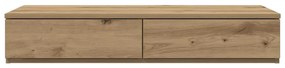 vidaXL Συρτάρια κρεβατιού με συρτάρι artisan δρυς 90 x 36.5 x 16.5 εκ