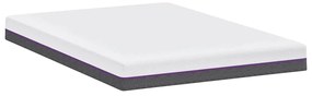 vidaXL Στρώμα Λευκό και Γκρι 160 x 200 cm Pěna