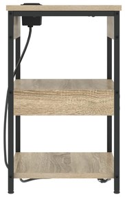 vidaXL Κομοδίνο Sonoma Δρυς 41 x 31 x 51 εκ. Επεξεργασμένο ξύλο