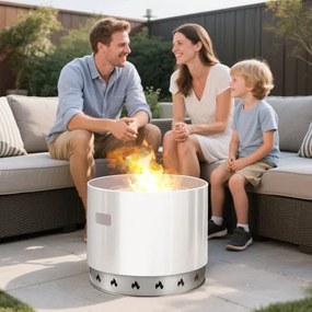 VEVOR Fire Pit Stand for Solo Stove Bonfire 68.6 cm Smokeless Fire Pit Ring