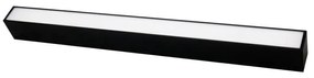 Adeleq Φωτιστικό LED Αλουμινίου Γραμμικό Στενό 36W 230V 4000K 120cm Μαύρο 21-12003611