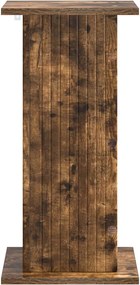 vidaXL Βάση φυτών Καπνισμένο Ξύλο Δρυός 30,5 x 30 x 60,5 εκ