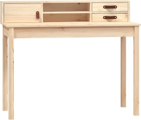 vidaXL Γραφείο 110x50x93 εκ. από Μασίφ Ξύλο Πεύκου