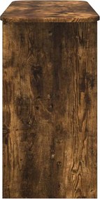 vidaXL Τραπέζι κονσόλας Καπνιστό Δρύς 93 x 40 x 75 εκ