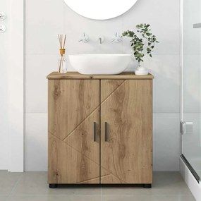 vidaXL Ντουλάπι Μπάνιου Artisan Oak 61 x 35 x 64 εκ.