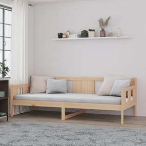 vidaXL Καναπές Κρεβάτι 90 x 190 εκ. από Μασίφ Ξύλο Πεύκου