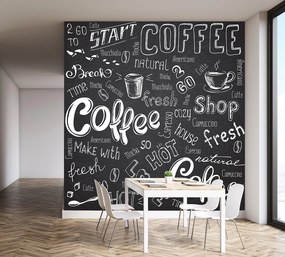 Ταπετσαρία τοίχου ετοίμων διαστάσεων Καφέ εστίασης 08250q 280cm x 360cm