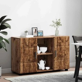 vidaXL Πλαϊνό γραφείο FLORIN 88,5 x 30,5 x 55,5 εκ Παλιό ξύλο