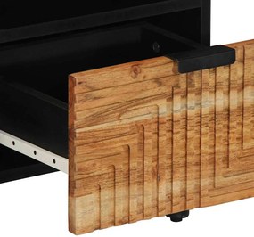 vidaXL Ντουλάπι TV Solid Acacia Wood 100 x 33,5 x 46 εκ