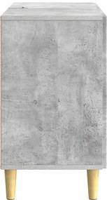 vidaXL Πλαϊνό γραφείο Γκρι Σκυροδέματος 89 x 34,5 x 60 εκ.