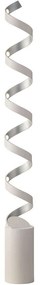 Φωτιστικό Δαπέδου Led-Helix-PT10 Bco White Luce Ambiente Design Aluminium
