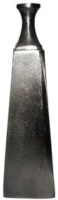 Βάζο Glory 019159 13x13x41cm Black Αλουμίνιο