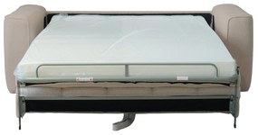 NORRIS Καναπές - Κρεβάτι 3Θέσιος, Ύφασμα Water Repellent Μπεζ 209x99x70 Κρεβάτι:140x190cm