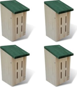 vidaXL Σπίτι Πεταλούδων Σετ 4 τεμ. 14 x 15 x 22 εκ.