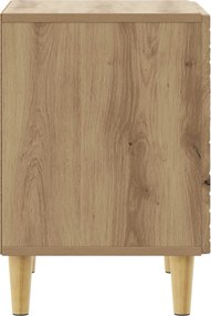 vidaXL Κομοδίνο 2 τεμ. Artisan Δρυς 43 x 34,5 x 50 εκ