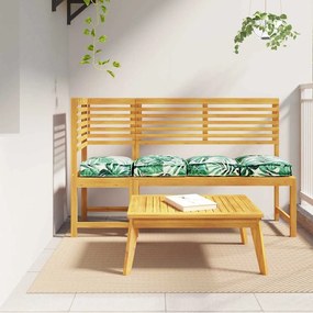vidaXL Μαξιλάρι 4 pcs Σχέδιο Φύλλου 40 x 40 x 8 εκ. Ύφασμα Όξφορντ