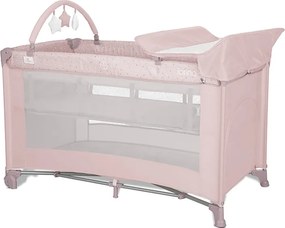 BABY COT TORINO 2 LAYERS PLUS PINK