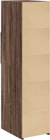vidaXL Ντουλάπι Καφέ Δρυς 30x42,5x124 εκ. από Επεξεργασμένο Ξύλο