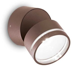 Φωτιστικό Σποτ Εξωτερικού Χώρου Ideal Lux Omega Round 285498 Καφέ (4000Κ)