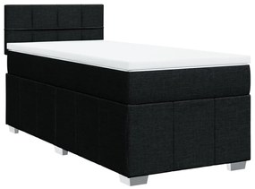 ΚΡΕΒΑΤΙ BOXSPRING ΜΕ ΣΤΡΩΜΑ ΜΑΥΡΟ 90X190 ΕΚ.ΥΦΑΣΜΑΤΙΝΟ 3286925