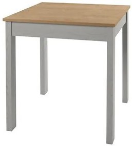 Τραπέζι Boston 304, Burlington δρυς, Γκρι, 76x69x69cm, 15 kg, Πλαστικοποιημένη μοριοσανίδα | Epipla1.gr