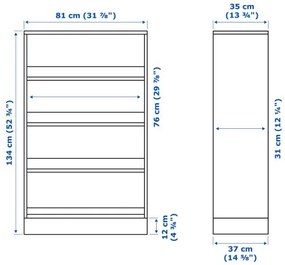 HAVSTA ραφιέρα με μπάζα 092.750.85