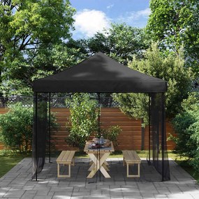 vidaXL Κουνουπιέρα 156 Μαύρη 300x300x200εκ. από Δίχτυ