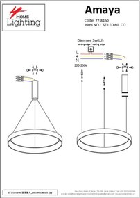 SE LED 100 AMAYA PENDANT COPPER Γ5