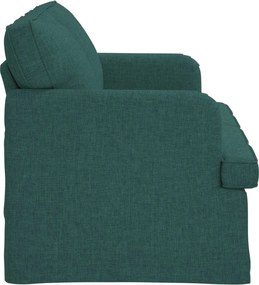 vidaXL Καναπές Σκούρο Πράσινο