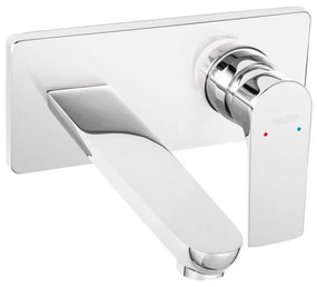 Μπαταρία Νιπτήρος Εντοιχισμού Algeo Square BAQ3PA18 Chrome Ferro Metal
