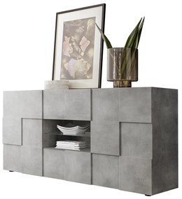 Έπιπλο Τηλεόρασης Γκρι 121x43x57