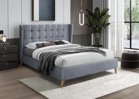 ESTELLA  160 cm bed grey DIOMMI-60-28979