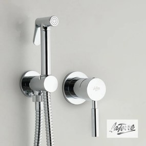 La Torre Flush Mix 12211 Chrome - Σύστημα μπιντέ για ζεστό &amp; κρύο νερό