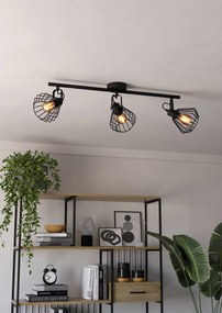 Φωτιστικό Σποτ Eglo 98764 TABILLANO Μαύρο Ματ (Black Mat)