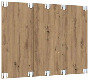 vidaXL Τηλεοπτική Κάβα Τοίχου artisan δρυς 120 x 23.5 x 90 εκ.