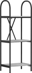 vidaXL Ράφι Βιβλίων 3 επιπέδων 40 x 30 x 109 εκ Επεξεργασμένο ξύλο